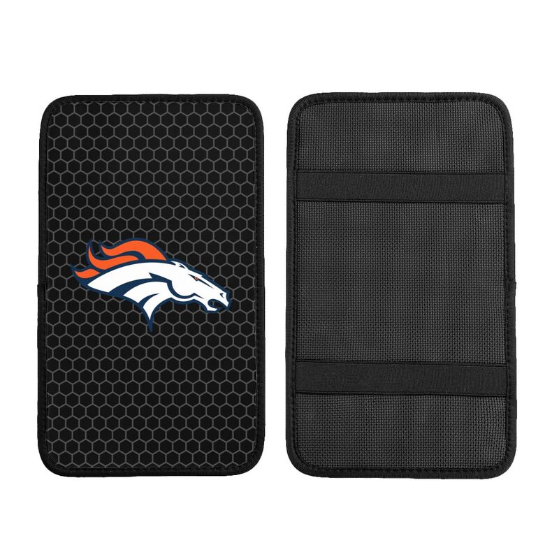 Denver Broncos Printed protective pad for car armrest box