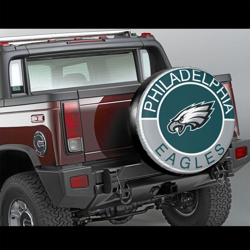 Philadelphia Eagles Printed tire protection cover car spare tire dust protection covers