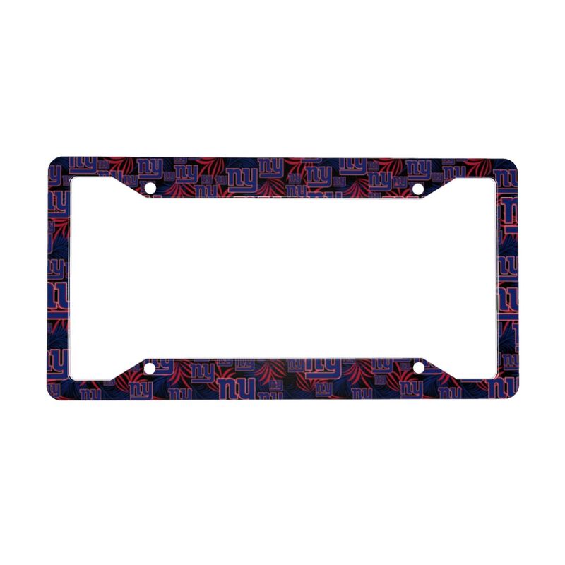New York Giants Print Car license plate frame four hole license plate holder (one pair)