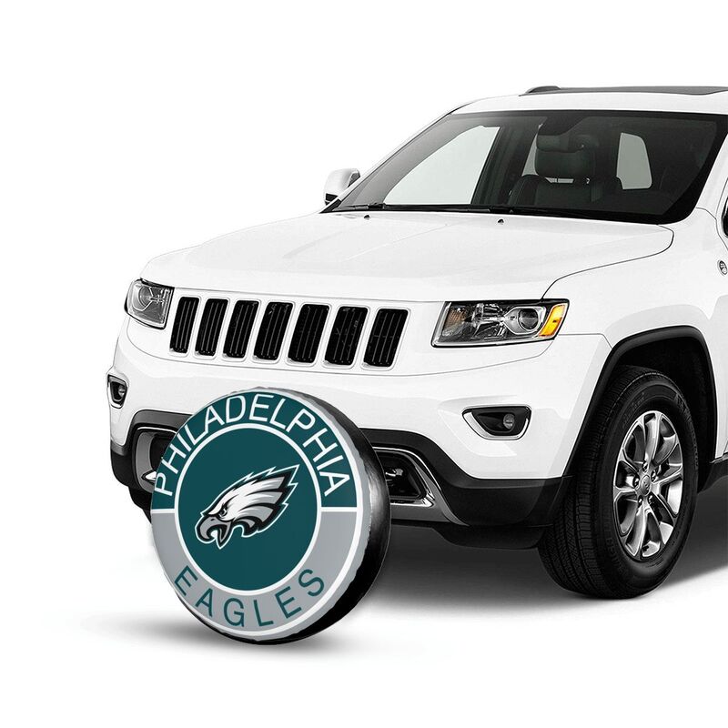 Philadelphia Eagles Printed tire protection cover car spare tire dust protection covers