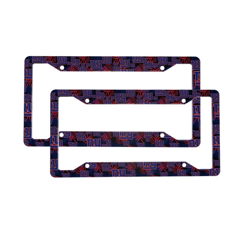 New York Giants Print Car license plate frame four hole license plate holder (one pair)