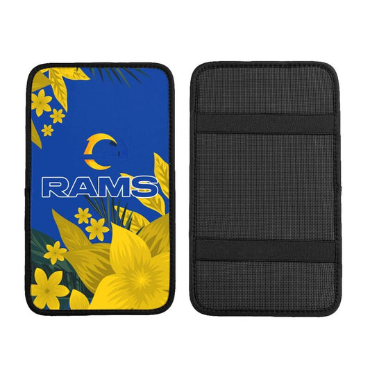 Los Angeles Rams Car armrest box protective cover car center console armrest pad