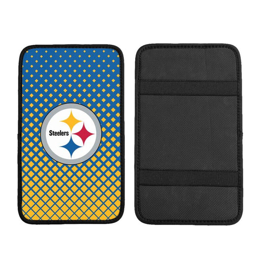Pittsburgh Steelers Car handrail box cushion Personalized printed car armrest cover