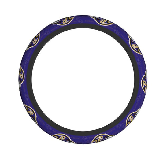 Baltimore Ravens Printed elastic steering wheel cover breathable protective cover