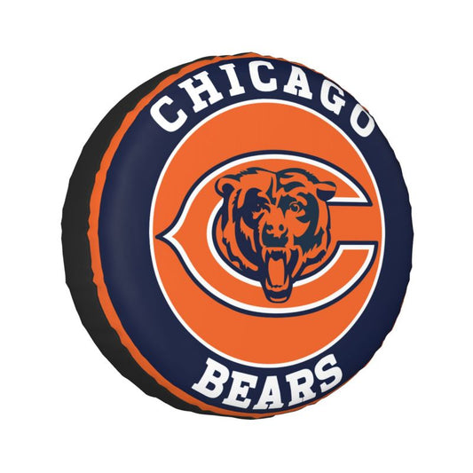 Chicago Bears Car tire protective cover waterproof and dustproof tire cover