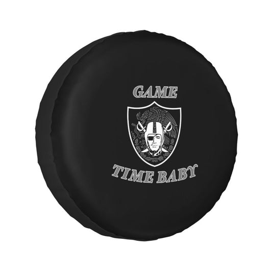 Las Vegas Raiders 3 Car tire protective cover waterproof and dustproof tire cover