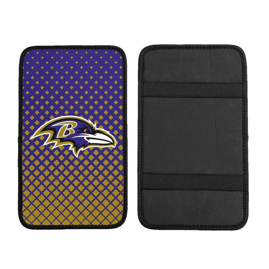 Baltimore Ravens Car handrail box cushion Personalized printed car armrest cover