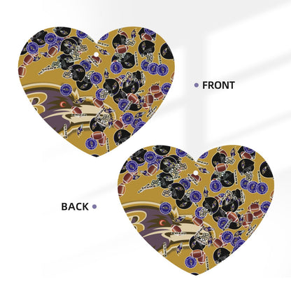 4-pcs Baltimore Ravens Car Air Fresheners Cards Set car aromatherapy tablets