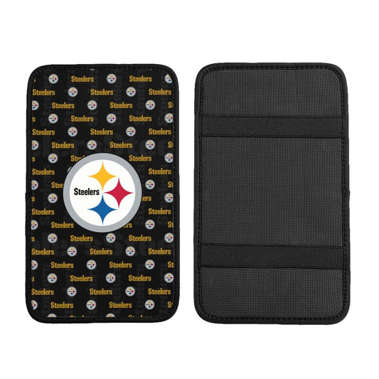 Pittsburgh Steelers printed Car handrail cushion Personalized car armrest cover