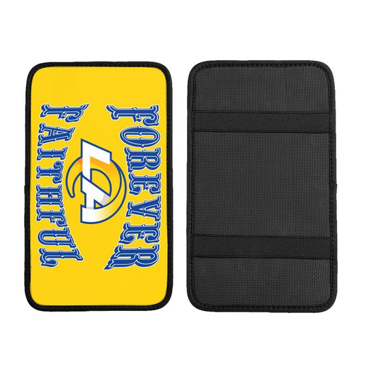 Los Angeles Rams Print car armrest box cover armrest protective cover
