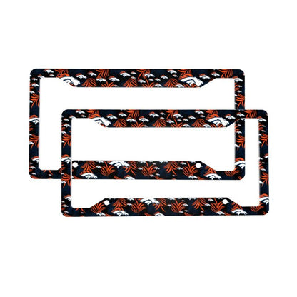 Denver Broncos Print Car license plate frame four hole license plate holder (one pair)