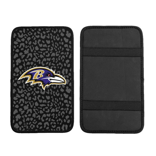 Baltimore Ravens print Car handrail box cushion Personalized car armrest cover