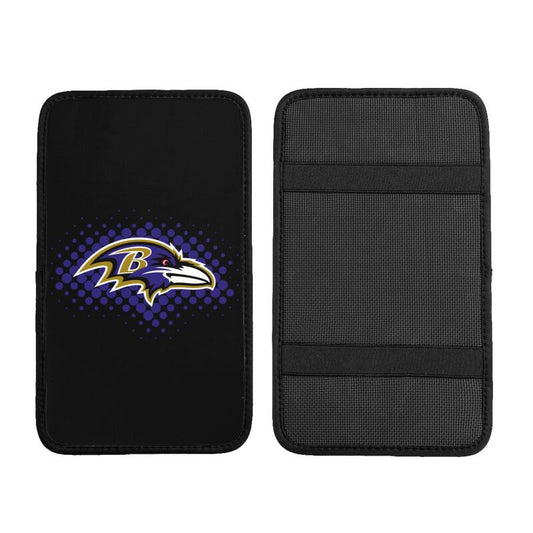 Baltimore Ravens Printed car armrest box cushion armrest protective cover