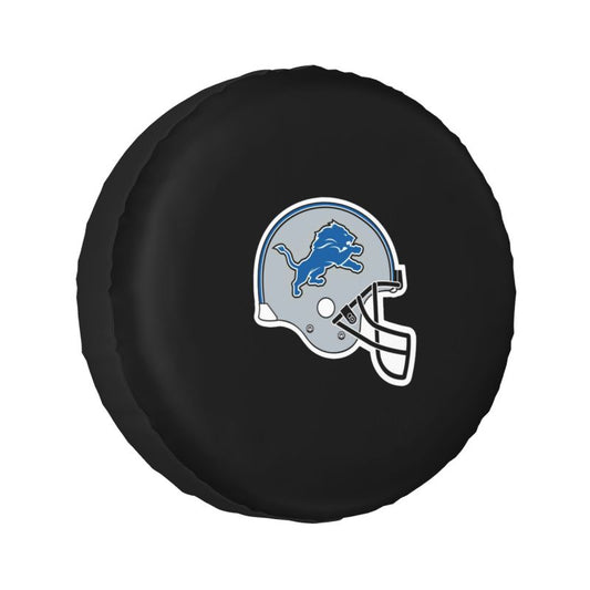 Detroit Lions 2 Car tire protective cover waterproof and dustproof tire cover