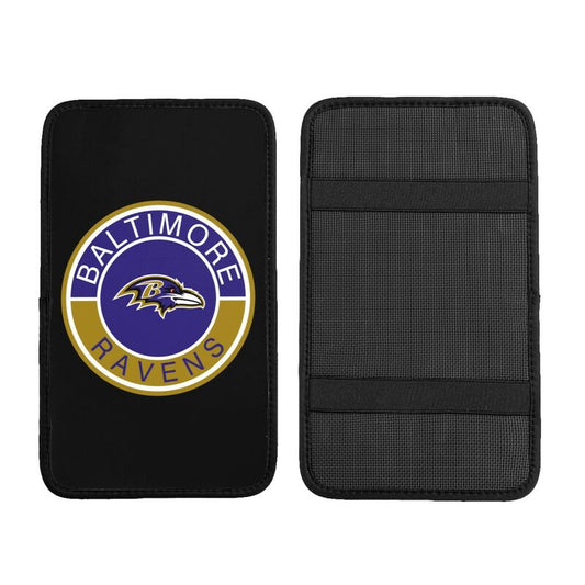 Baltimore Ravens print car armrest protective cover Car center console armrest pad