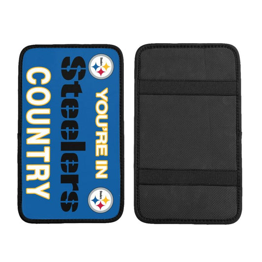 Pittsburgh Steelers Printed car armrest box pad elbow support pad