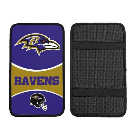 Baltimore Ravens Print car armrest box cushion armrest protective cover