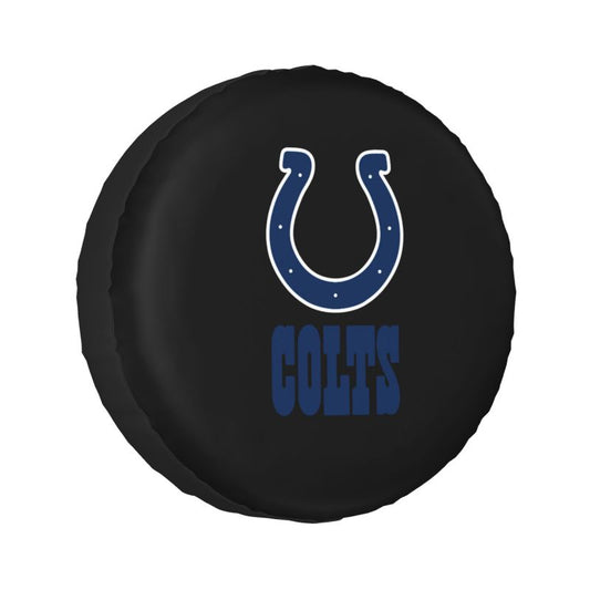 Indianapolis Colts 3 Car tire protective cover waterproof and dustproof tire cover