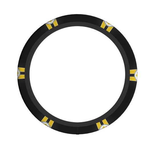Pittsburgh Steelers Printed elastic steering wheel cover anti slip breathable