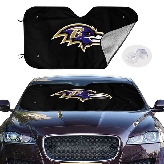 Baltimore Ravens Printed car windshield sunshade (multi size)  front windshield sunshade