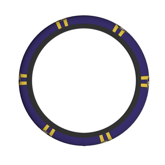 Baltimore Ravens Printed breathable elastic steering wheel cover