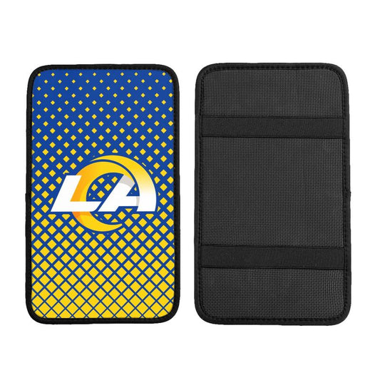 Los Angeles Rams Car handrail box cushion Personalized printed car armrest cover