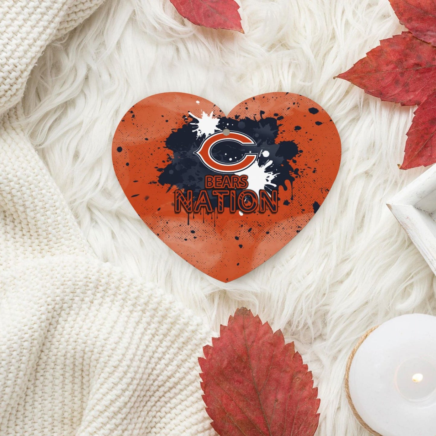 4-pcs Chicago Bears Car Air Fresheners Cards Set car aromatherapy tablets