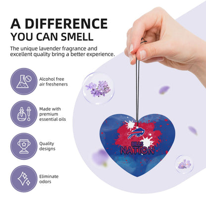 4-pcs Buffalo Bills Car Air Fresheners Cards Set car aromatherapy tablets