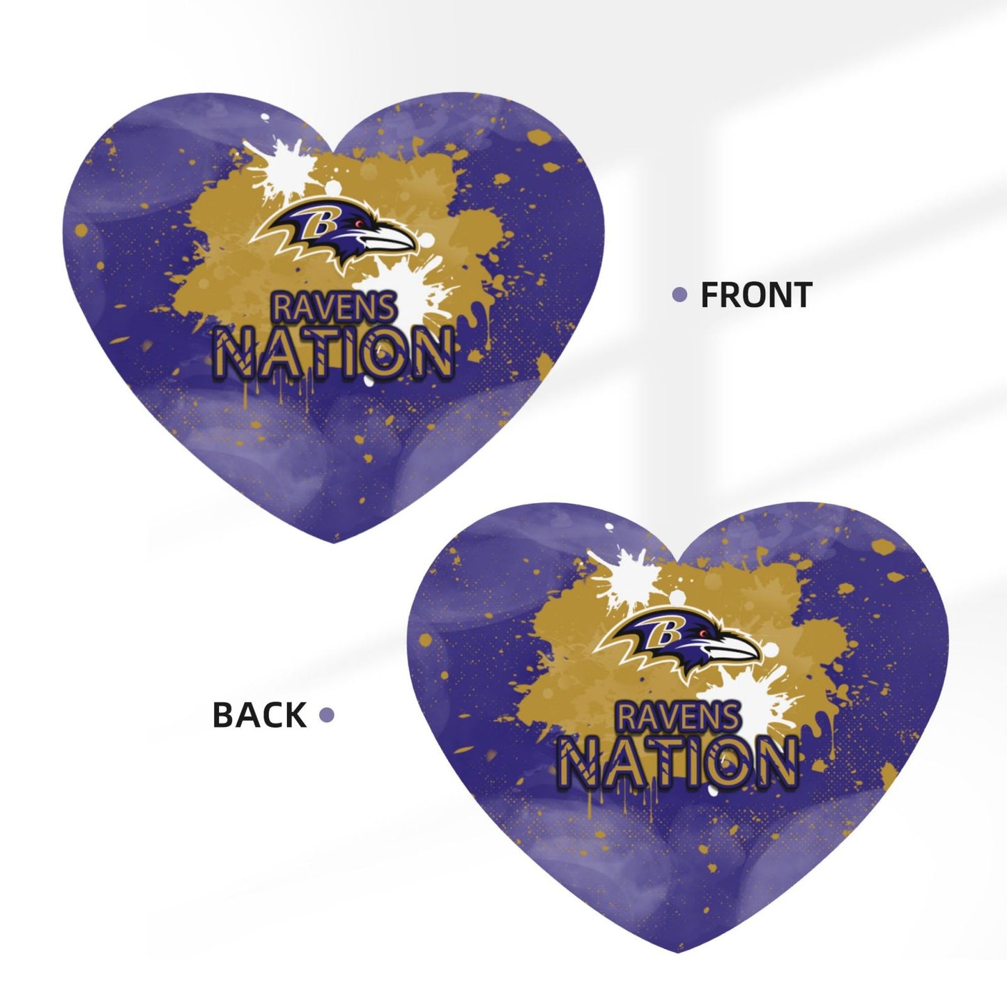 4-pcs Baltimore Ravens Car Air Fresheners Cards Set car aromatherapy tablets