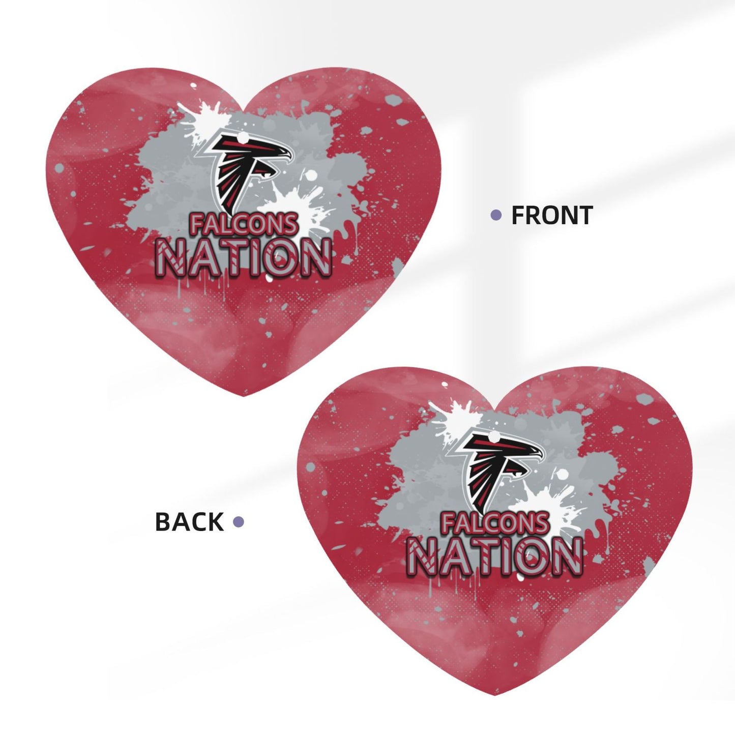 4-pcs Atlanta Falcons Car Air Fresheners Cards Set car aromatherapy tablets