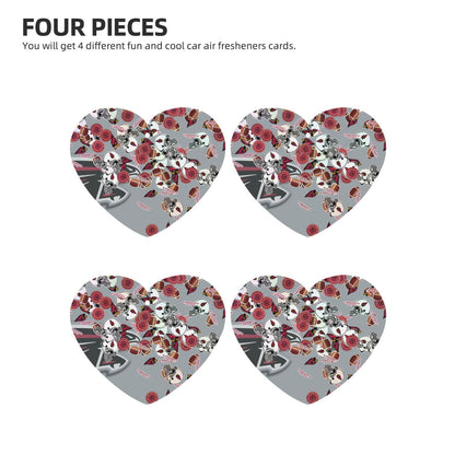 4-pcs Atlanta Falcons Car Air Fresheners Cards Set car aromatherapy tablets