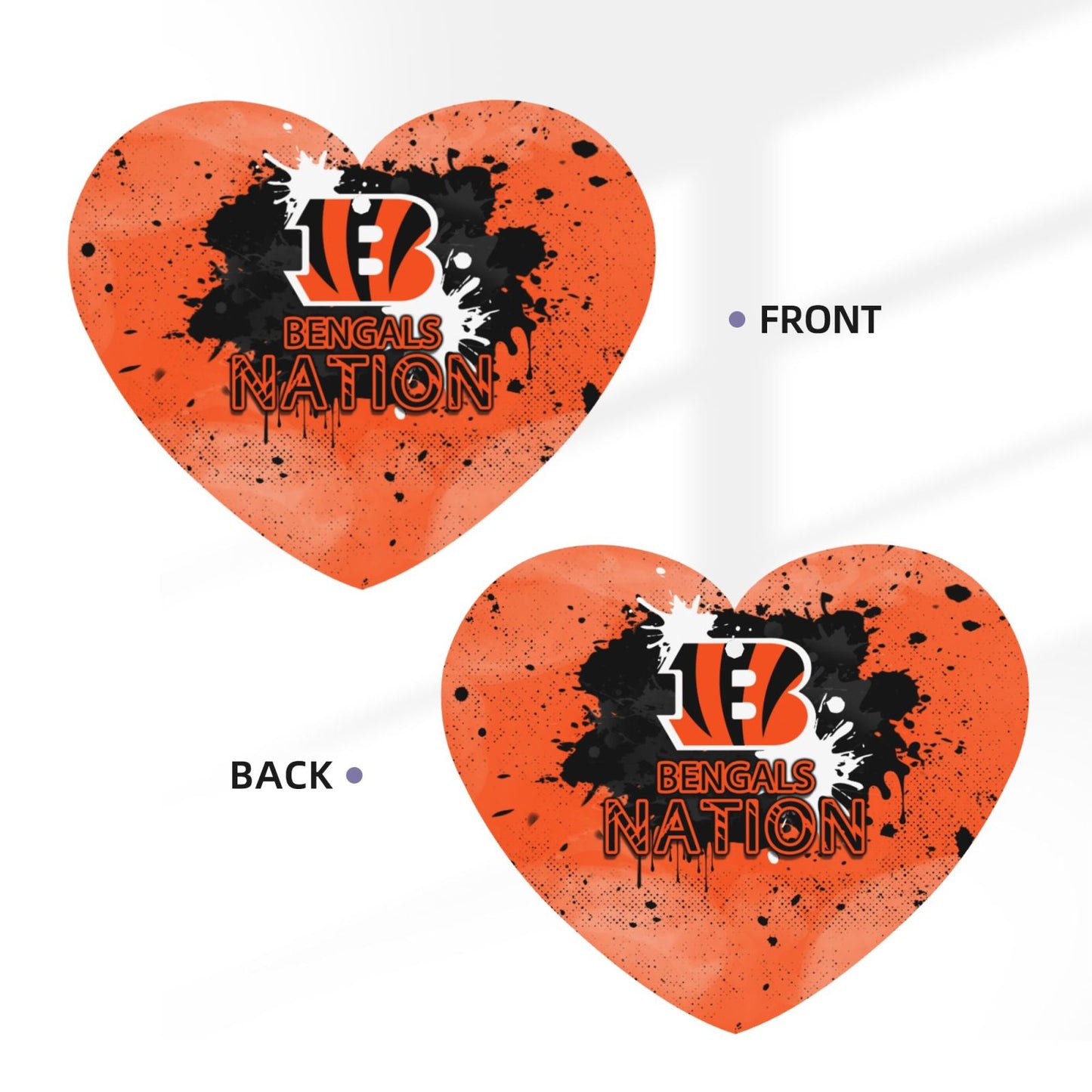 4-pcs Cincinnati Bengals Car Air Fresheners Cards Set car aromatherapy tablets