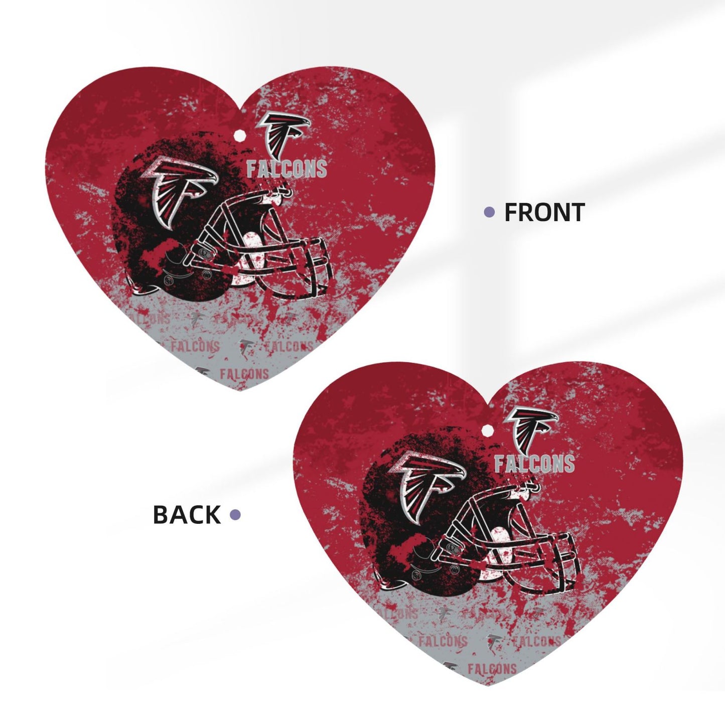 4-pcs Atlanta Falcons Car Air Fresheners Cards Set car aromatherapy tablets