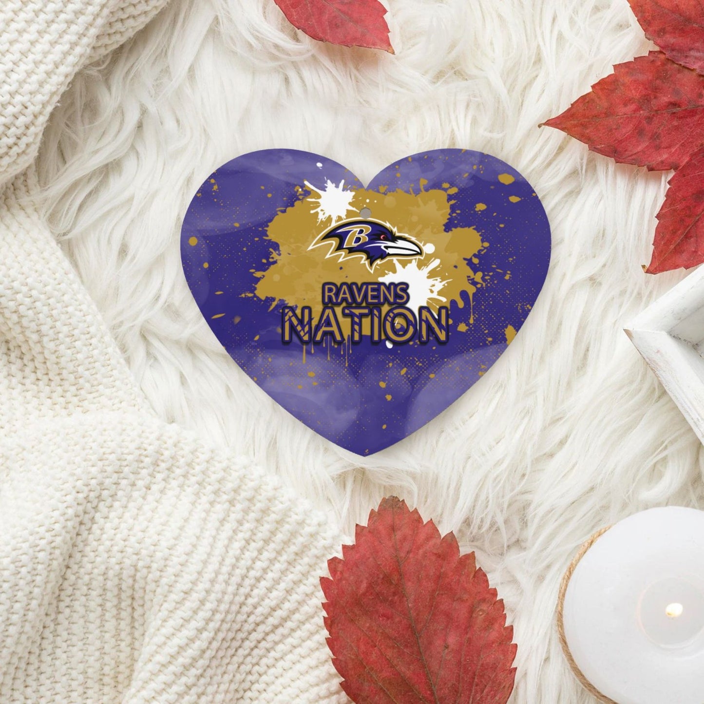4-pcs Baltimore Ravens Car Air Fresheners Cards Set car aromatherapy tablets