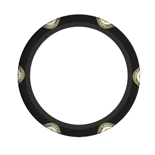 Pittsburgh Steelers Printed car anti-skid cover elastic steering wheel cover