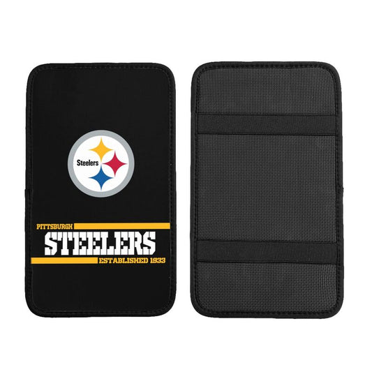 Pittsburgh Steelers Printed car armrest box pad Protective pad