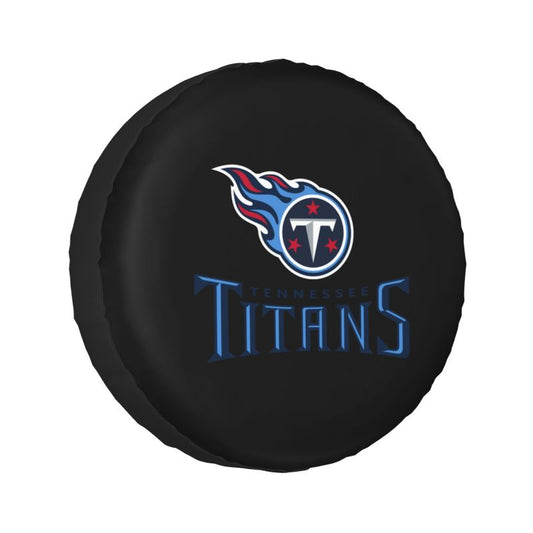 Tennessee Titans 2 Car tire protective cover waterproof and dustproof tire cover