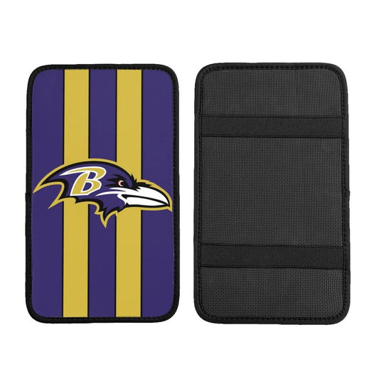 Baltimore Ravens Printed car armrest box pad anti-abrasion pad