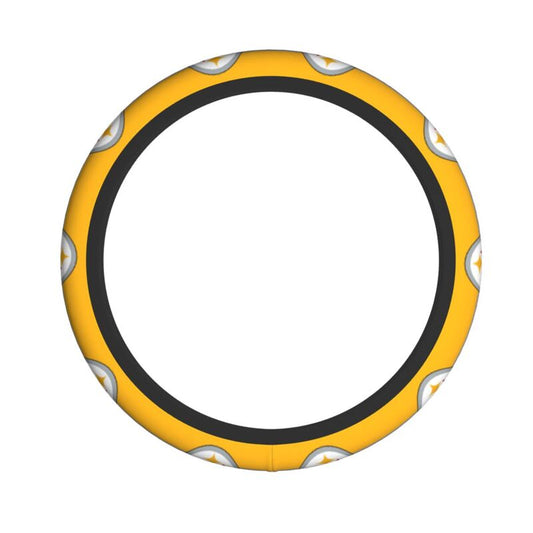 Pittsburgh Steelers Printed elastic steering wheel cover car steering wheel protective cover