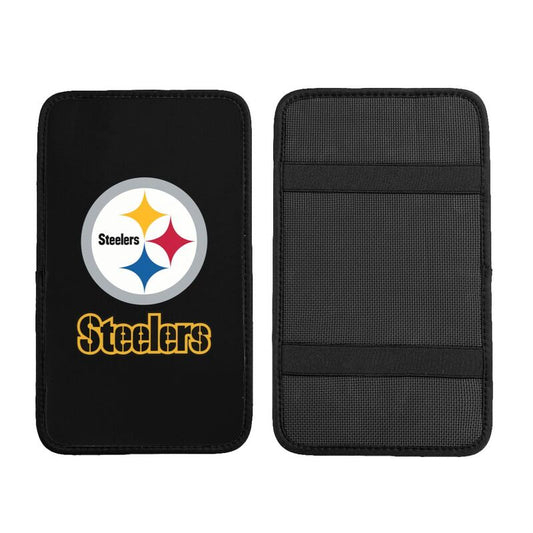 Pittsburgh Steelers Printing car armrest box protective pad