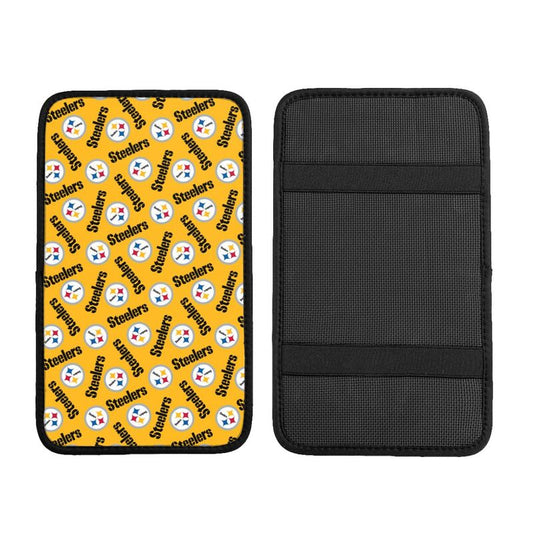 Pittsburgh Steelers  Printed armrest protective cover car armrest box cushion