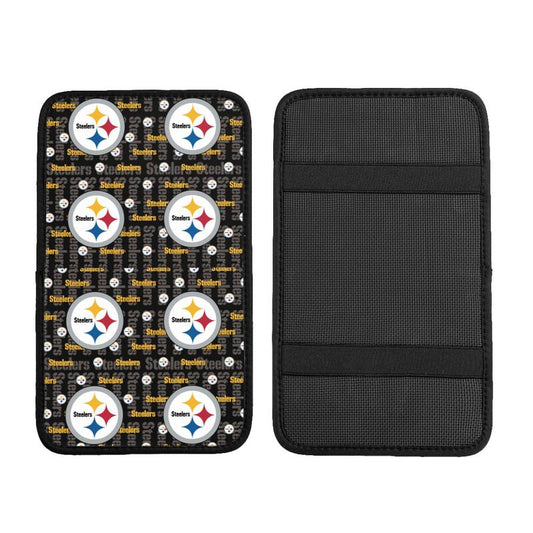 Car armrest box pad Pittsburgh Steelers Printed central armrest box elbow pad