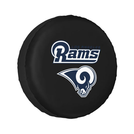 Los Angeles Rams 2 Car tire protective cover waterproof and dustproof tire cover