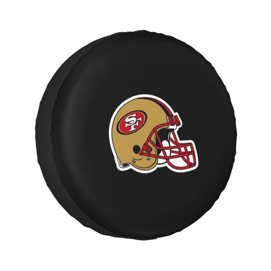 San Francisco 49ers 2 Car tire protective cover waterproof and dustproof tire cover