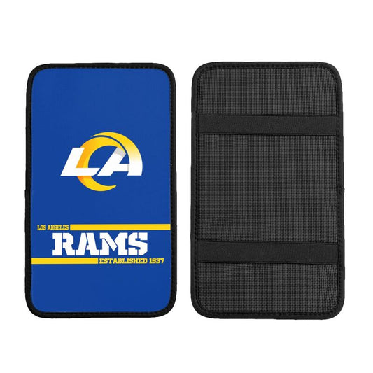 Los Angeles Rams Printed car armrest box pad Protective pad